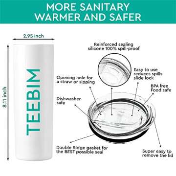 TEEBIM Teacher Gifts for Women - Teachers Appreciation Gift Ideas - Valentines Day, Birthday, Back T...