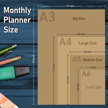 18-Month Undated Large Monthly Planner for All