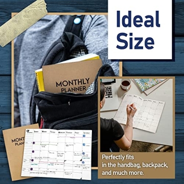 18-Month Undated Large Monthly Planner for All
