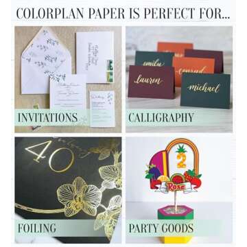 Cardstock Warehouse Colorplan Vermillion Red - 8.5 x 11" - 100 Lb. / 270 Gsm Matte Premium Cardstock Paper - 25 Sheets