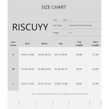 Shop RISCUYY Cheetah Print Set for Women Stylish Look