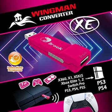 Brook Wingman XE Support Xbox 360 Xbox One Xbox Elite Xbox Elite Series 2 Controller to PS4 Console ...