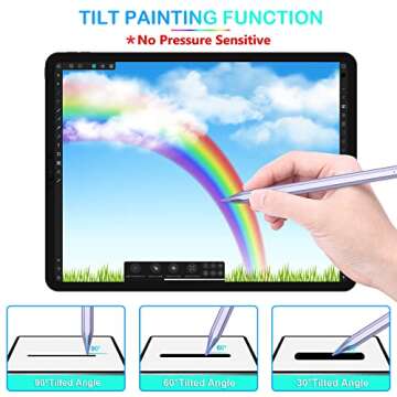 5X Fast Charge Kailfee Stylus Pen for iPad(2018-2024), Apple Pencil 2nd Generation, iPad Pencil Compatible with Apple iPad Pro 11&12.9 inch, iPad Air 3/4/5th, iPad 6-10th, iPad Mini 5/6th