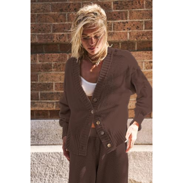 SAUKOLE Cozy Two Piece Sweater Set Perfect For Women