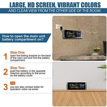 Wittime 2101 Weather Station - Indoor Outdoor Thermometer