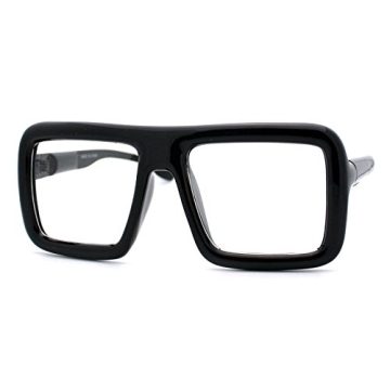 PASTL Thick Square Glasses with Clear Lenses for All