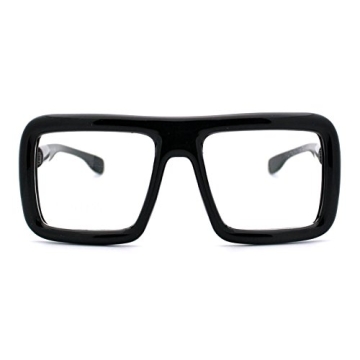 PASTL Thick Square Glasses with Clear Lenses for All