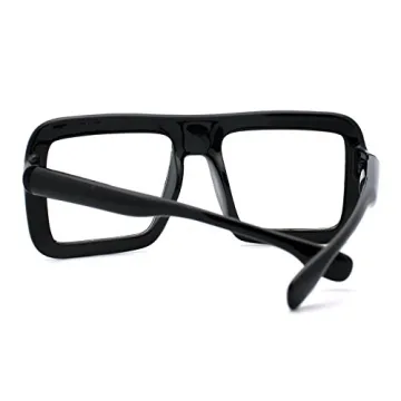 PASTL Thick Square Glasses with Clear Lenses for All