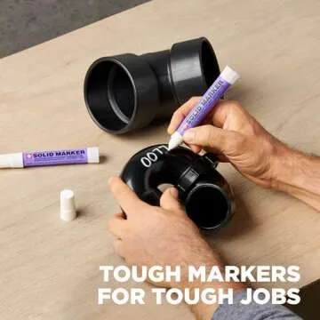 Sakura Black Solid Paint Markers - Versatile and Permanent