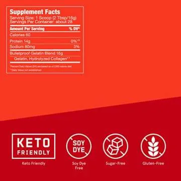 Bulletproof CollaGelatin, Gelatin Enhanced with Collagen Protein, Perfect for the Keto and Paleo Die...