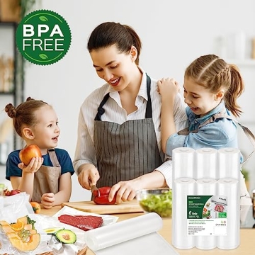Bonsenkitchen Vacuum Sealer Rolls - Durable & BPA Free