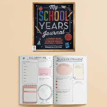 Hinkler: My School Years Journal - Preserve Memories of Children, Kindergarten to Grade 12, Store Certificates & Medals, Comes with Height Chart