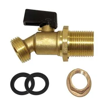 Hooshing Brass Rain Barrel Spigot for Efficient Water Flow