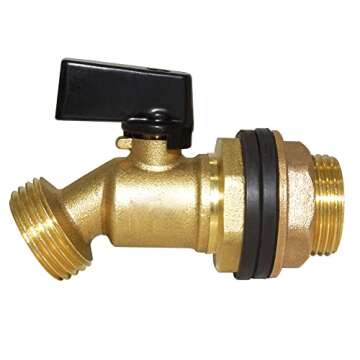 Hooshing Brass Rain Barrel Spigot for Efficient Water Flow