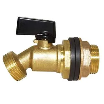 Hooshing Brass Rain Barrel Spigot for Efficient Water Flow