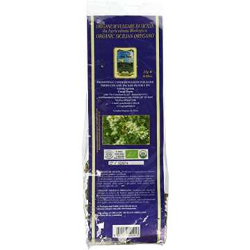 Gangi Dante Organic Dried Oregano Herb from Sicily, .88 oz