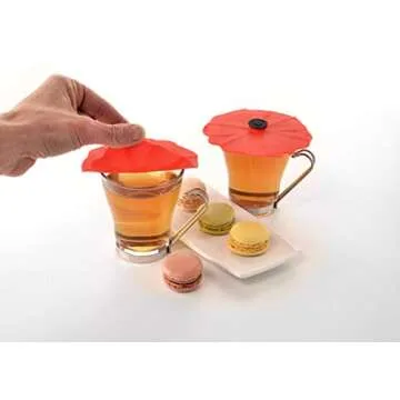 Charles Viancin Poppy Drink Cover Set for All Occasions