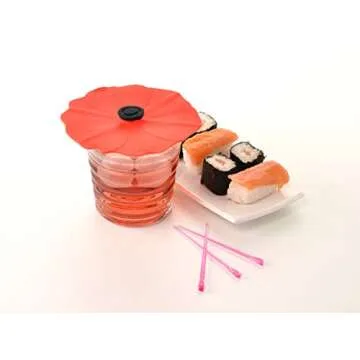 Charles Viancin Poppy Drink Cover Set for All Occasions