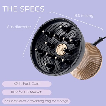 Bellissima Italia Diffon Supreme XL Diffuser for Curls