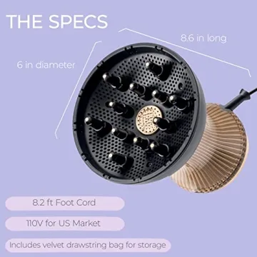 Bellissima Italia Diffon Supreme XL Diffuser for Curls