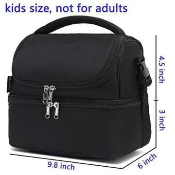 FlowFly Insulated Lunch Bag for Boys and Girls - Durable & Fun