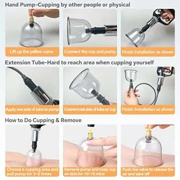 AIKOTOO Cupping Set for Pain Relief and Relaxation