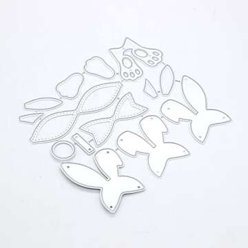 KSCRAFT Bunny Bows Metal Cutting Dies Stencils for DIY Scrapbooking/Photo Album Decorative Embossing...