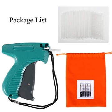 Price Tagging Gun for Clothing,(Not Stitchy) Standard Retail Price Tag Attacher Gun for Clothes with 6 Needles & 1000pcs 2" Barbs Fasteners for Store