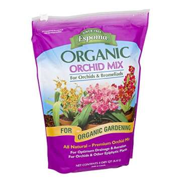 Espoma OR4 Organic Orchid Mix Potting Soil, 4-Quart (2)