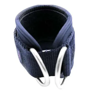 Ankle Straps for Cable Machines Double D-Ring Gym Adjustable Neoprene Premium Cuffs to Enhance Legs Abs & Glutes Kickbacks Workouts Leg Curls Extensions Booty Hip Abductors Exercise for Men & Women