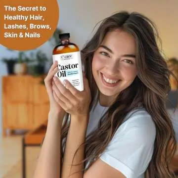 Pure Organic Castor Oil Cold Pressed for Hair and Skin