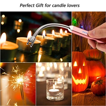 MEIRUBY Electric Candle Lighter USB Rechargeable Windproof
