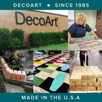 DecoArt Satin Enamels Acrylic Paint - Non-Toxic & Vibrant 8 oz