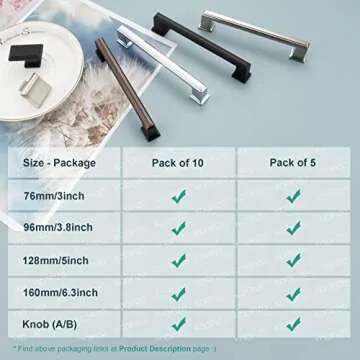 KOOFIZO Stepped Bar Cabinet Pull - Oil Rubbed Bronze Furniture Handle, 3 Inch/76mm Screw Spacing, 10-Pack for Kitchen Cupboard Door, Bedroom Dresser Drawer, Bathroom Wardrobe Hardware