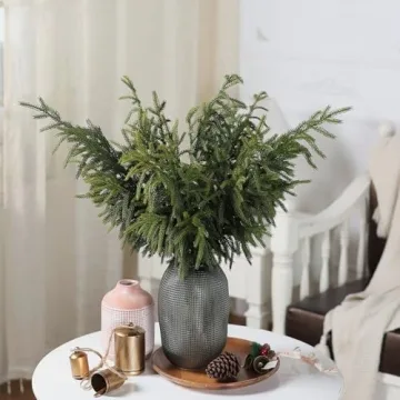 Real Touch Norfolk Pine Branches for Perfect Holiday Decor