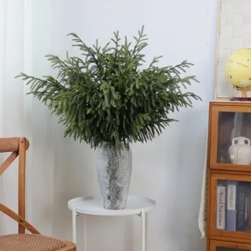 Real Touch Norfolk Pine Branches for Perfect Holiday Decor