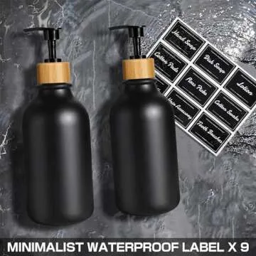 Chic ALPIRIRAL Bamboo Bathroom Accessory Set for Modern Homes