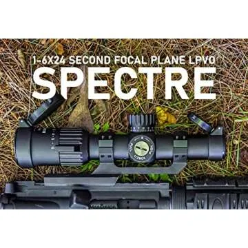 Monstrum Spectre 1-6x24 LPVO Rifle Scope - Versatile Tactical Optic