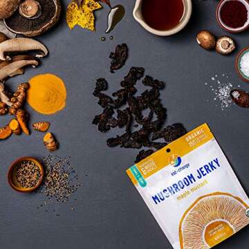 EAT THE CHANGE Mushroom Jerky Variety Pack | 150 Calories