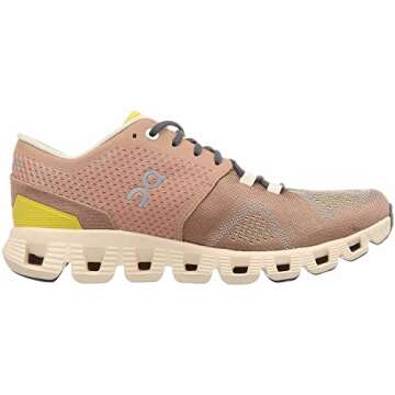 On Running Women’s Cloud X Textile Synthetic Mocha Sand Trainers - Exceptional Comfort