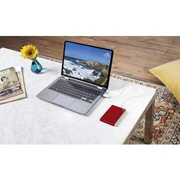 Seagate 2TB Backup Plus Slim - Stylish Portable Storage