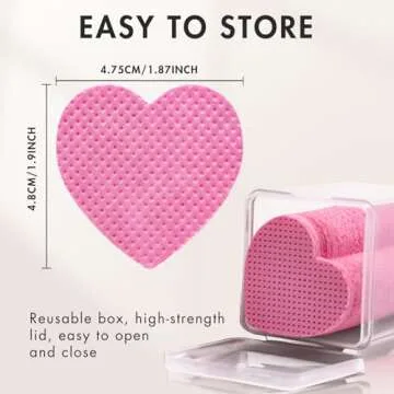 Embagol Eyelash Extension Glue Wipes 200 PCS Lint Free Nail Wipes Non-Woven Fabric Lash Glue Wipes Nail Polish Remover Wipes for Lash Extension Supplies (Pink)