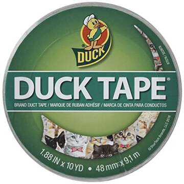 Duck Brand Printed Duct Tape - Fun Kitty Kitty Design