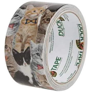 Duck Brand Printed Duct Tape - Fun Kitty Kitty Design