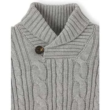Shop Boys and Toddler Long Sleeve Cable Knit Sweater