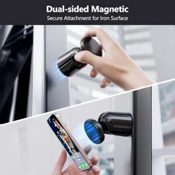 MiiKARE Magnetic Phone Holder - 360° Adjustable, Strong Magnets