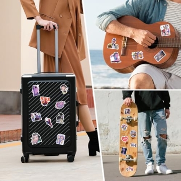 110 PCS Demon Movie Cool Cartoon Stickers, Holographic Water Bottle Stickers Waterproof Vinyl Decals, Movie Anime Stickers for Laptop, Phone, Journal, Skateboard, Guitar, Bike, Luggage, Helmet