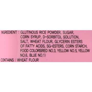 Rainbow Mochi Sweet Rice Cakes 10.58oz Pack