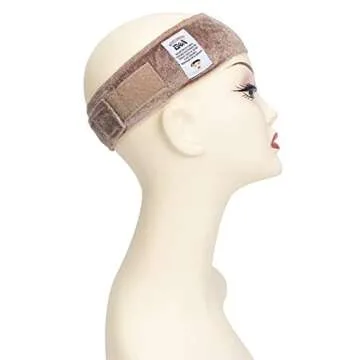 gexworldwide GEX Beauty Flexible Velvet Wig Grip Scarf Head Hair Band Wig Band Adjustable Fastern (N...