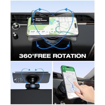 NIYEVN Magnetic Phone Mount 360° Rotation Strong Suction